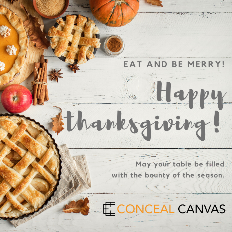 ConcealCanvas's tweet photo. A Very Happy Thanksgiving! 

#Pies #Thanksgiving # FavoriteHoliday #Family #Grateful https://t.co/IDZ7zqukLo
