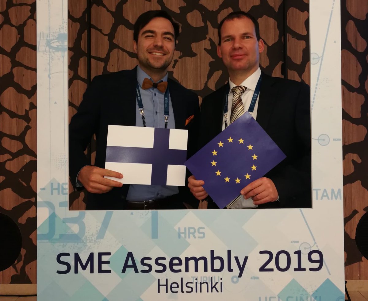 YESforEurope's tweet image. We are in Helsinki this week for #SMEAssembly19 with @kjplus and @LeoKadieff.Exciting talks and productive meetings to talk about the future of SME policy in Europe. Happy and honored to see long-time YES for Europe friend and supporter @danisen.