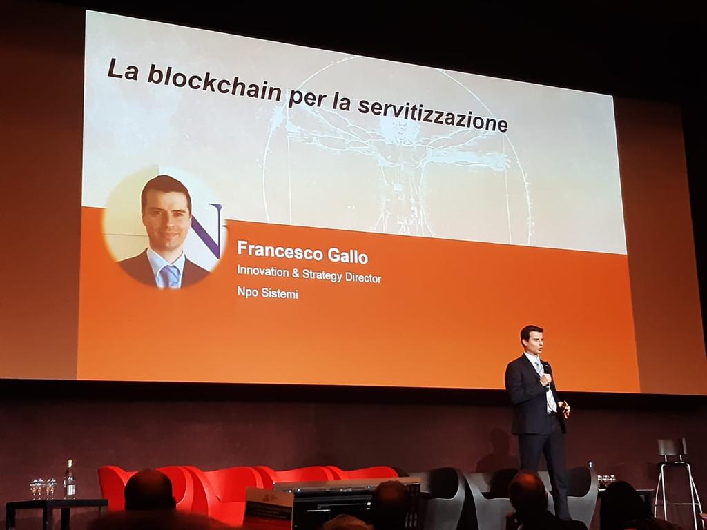 NpoSistemi's tweet image. Blockchain: vero game changer per le aziende. 

Ne parla ora Francesco Gallo, Innovation &amp;amp; Strategy Director di #Nposistemi alla XVI edizione dell&apos;@AsapSMF 

#ASAPFORUM #blockchain #servitization #smartcontract #IoT @RICOHItalia