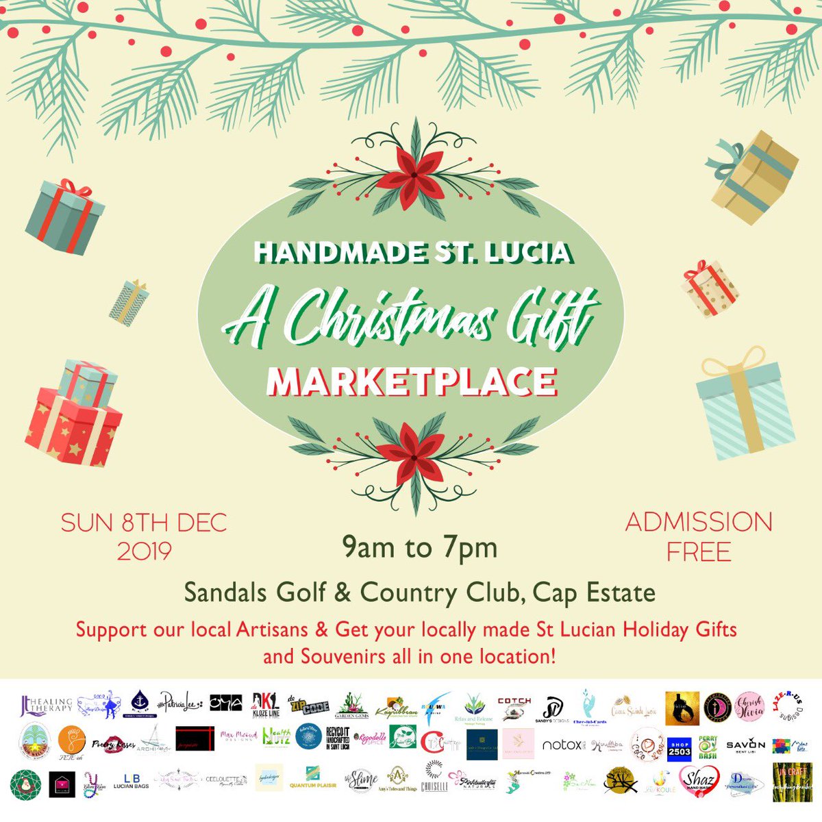St. Lucia! You’ve been asking where you can purchase our products. Well, here’s your chance to do so on Dec. 8th. We will be participating in the Handmade St. Lucia Marketplace from 9-7. Come chat all things skincare &amp; candles w/ me! Can’t wait to see you all there! 🌿