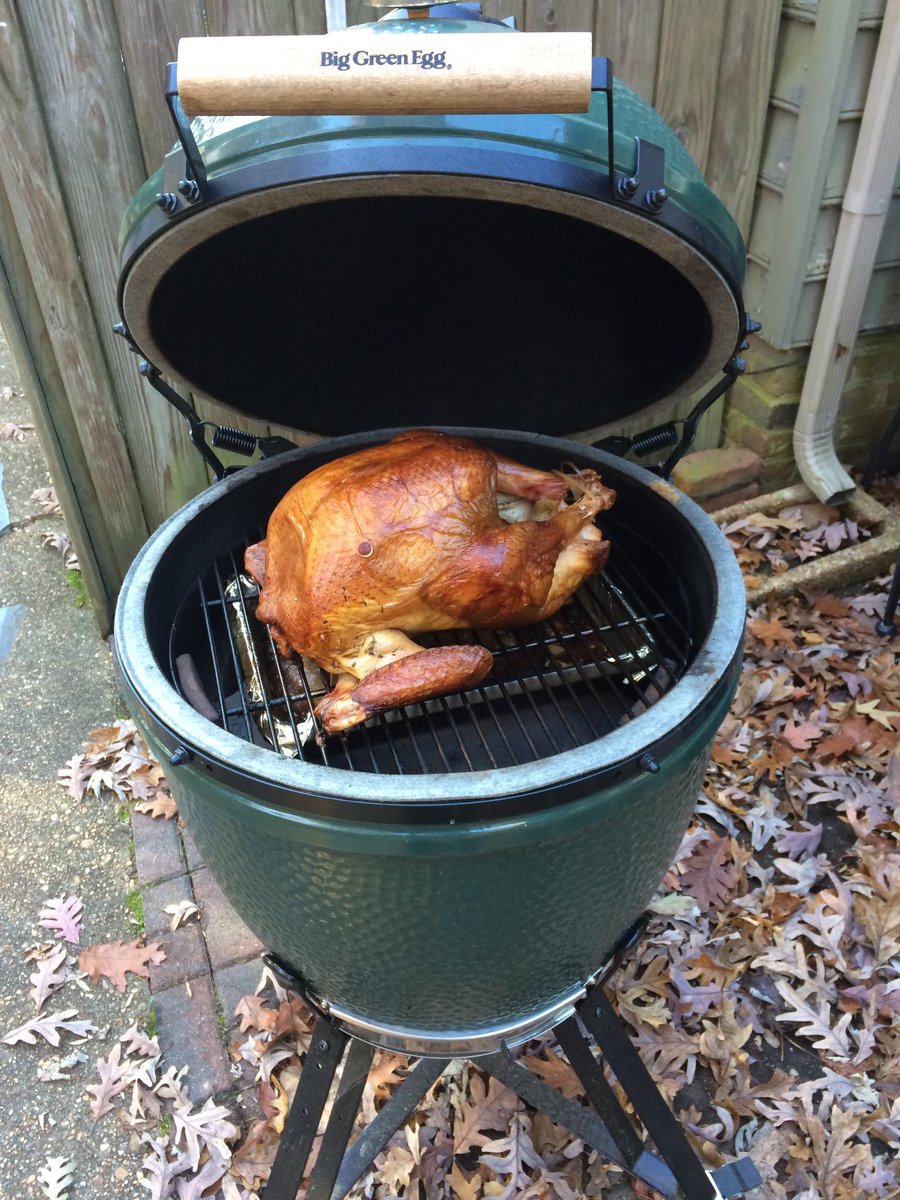 Thanks ⁦<a href="/BigGreenEgg/">Big Green Egg</a>⁩ Best turkey ever.