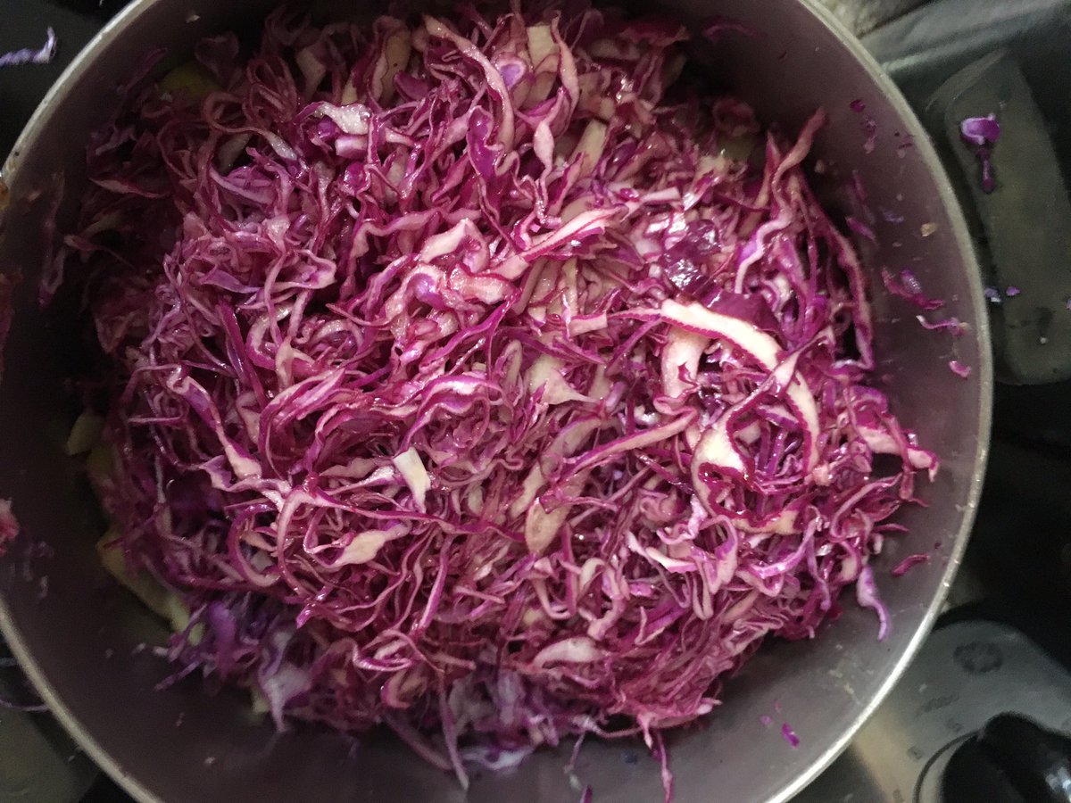BorstelInnes's tweet photo. #essential part of our #holidaygatherings #Grandma ‘s #sweetandsour cabbage! https://t.co/SKPMylLV3v