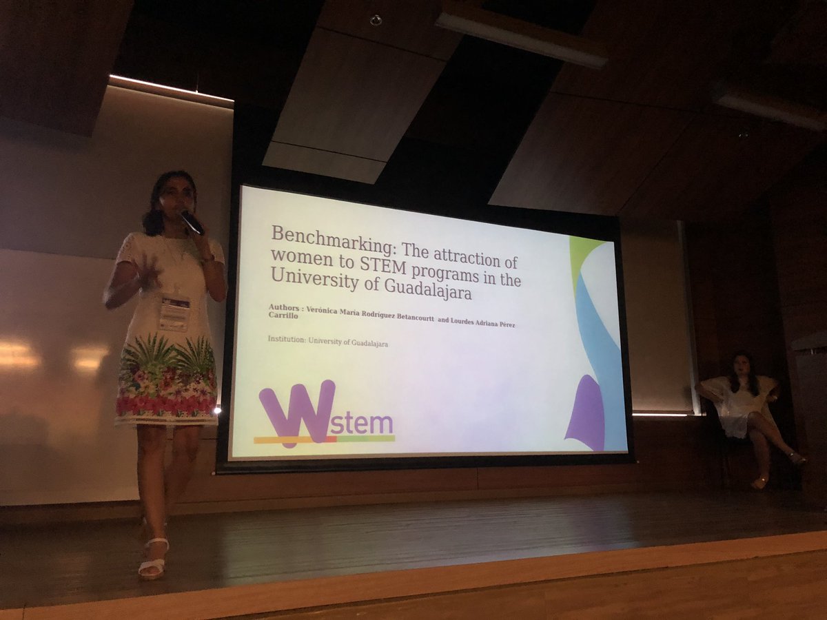 frangp's tweet photo. Presenting the good practice The attraction of women to STEM programs in @udg_oficial. @WSTEMproject #wstemsummit @EUErasmusPlus https://t.co/SNu5yYv1oo