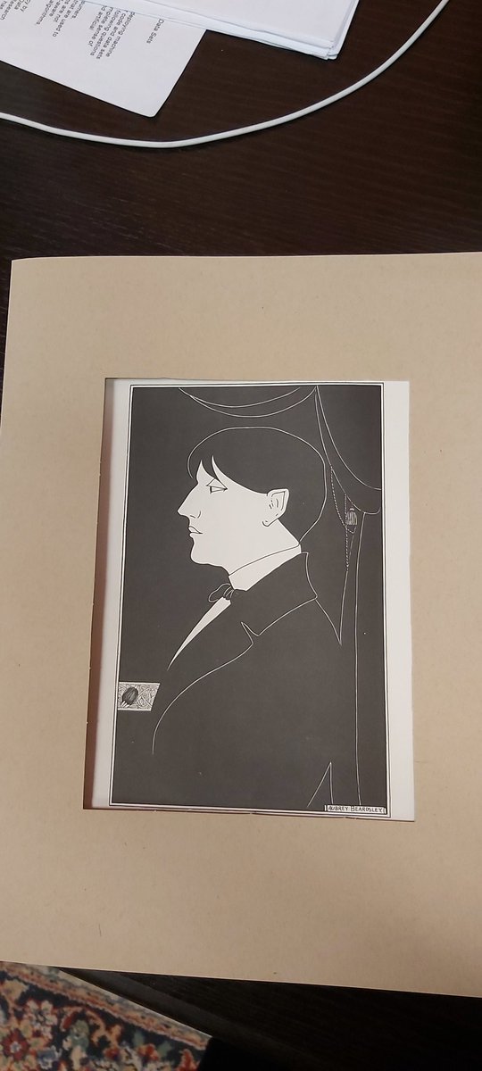 So - posting to make sure I don't lose my Twitter account. In the thick of preparing The Savoy for Y90s 2.0 (hence Beardsley - even fake ones!)