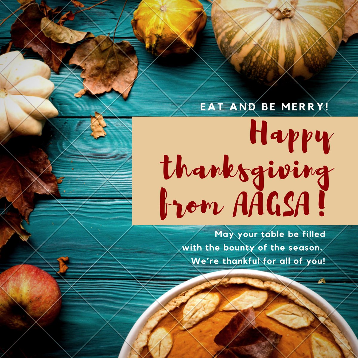 Happy thanksgiving! Thank you all for making this organization what it is. We’re thankful for all our amazing members ❤️🖤❤️🖤❤️ #AAGSA #thanksgiving #thankful