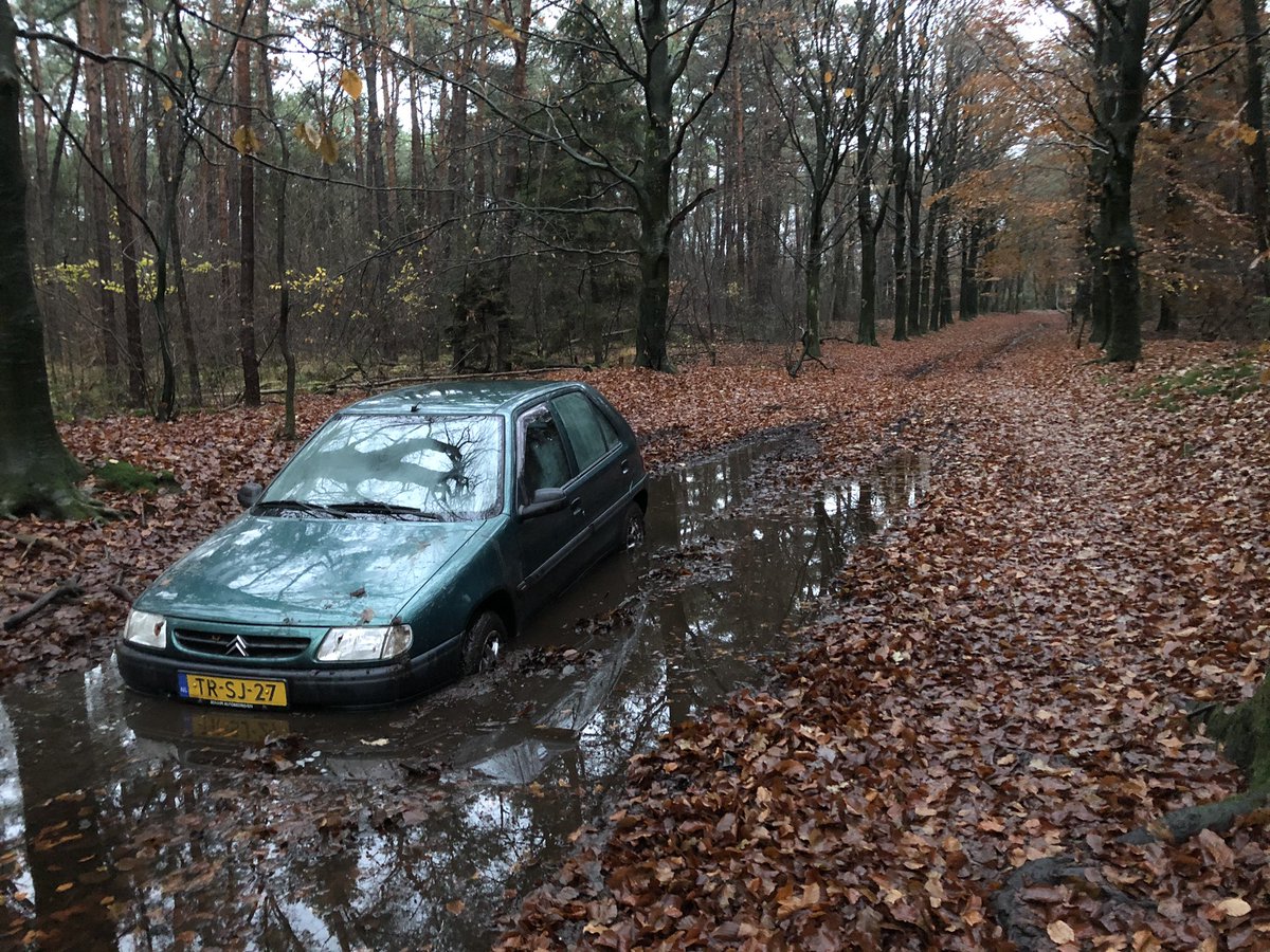 Iemand verkeersbord gemist? #boswachterij #Austerlitz