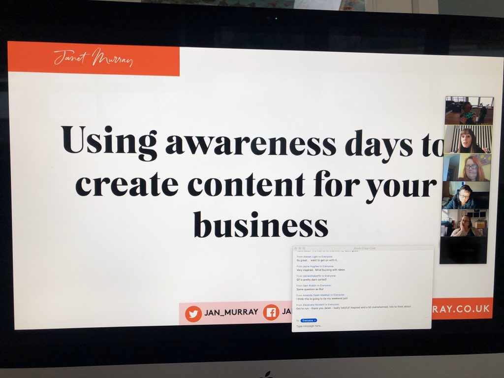 DevonlySocial's tweet photo. What a great content masterclass today with @jan_murray itโs available to buy if you missed out and want to get your content sorted for 2020!
#ThursdayMotivation #2020sorted #alwayslearning https://t.co/Du6JItaWpO