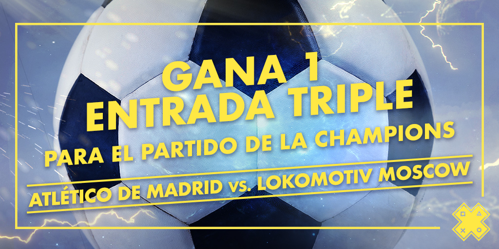 PSPlusES's tweet photo. ¡Tenemos SORTEAZO, #Plusers! ¿Quieres asistir al @Atleti VS @fclokomotiv de #UCL? ¡Hazte con una entrada triple!
- Síguenos y haz RT a este Twit. 
- Dinos cuál crees que será el resultado del partido con #PorraPlus. 
El 03/12, entre todas las respuestas, sortearemos al ganador. https://t.co/S2kNynLsNg