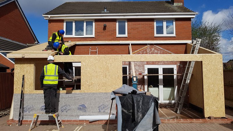 Lee_TheDesigner's tweet photo. With a rise in timber frame houses &amp; extensions, is brick &amp; block construction becoming a way of the past?

We actively promote timber frame construction due to the speed, environmental benefits and less dependant on good weather conditions. https://t.co/TTH5JpoRSb https://t.co/LDhnR3gu4S