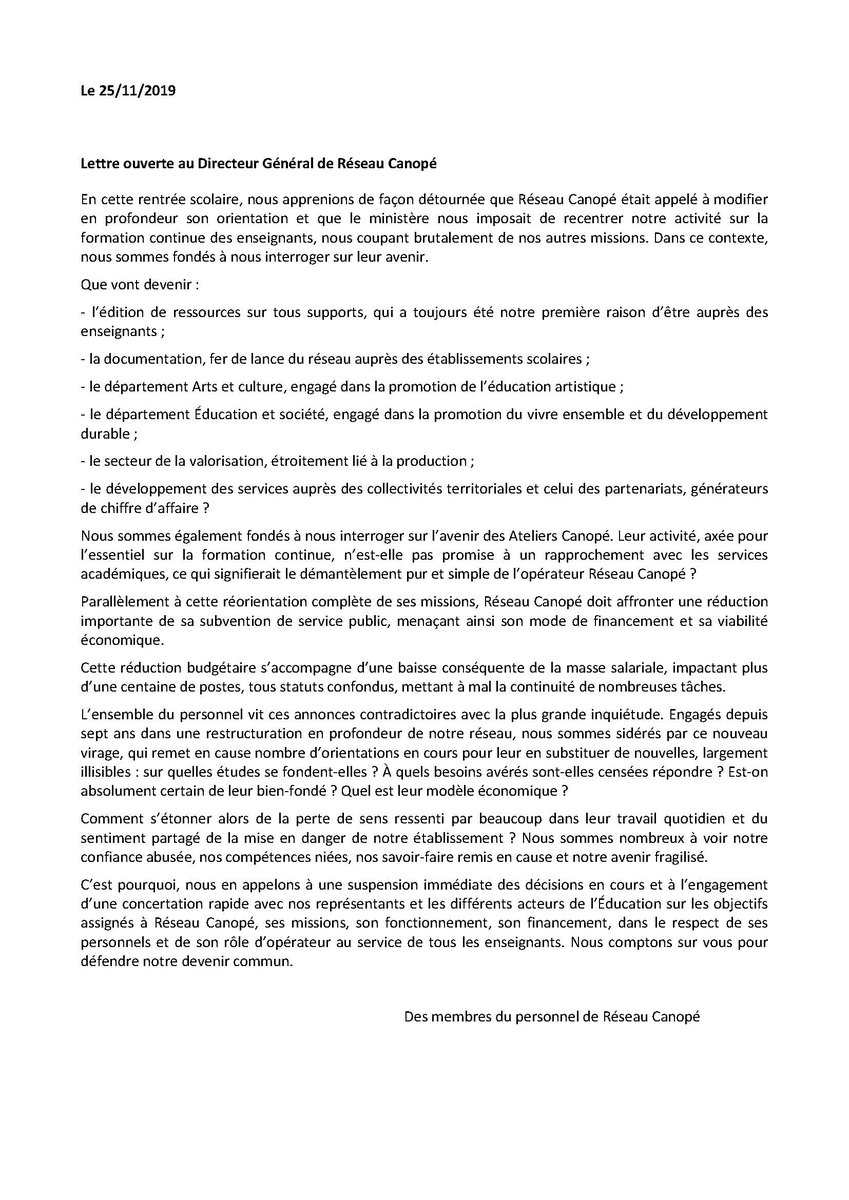 Réseau Canopé en Danger tweet media