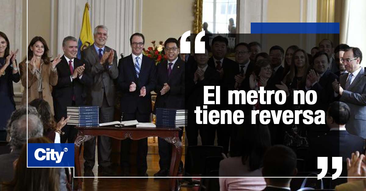 'Así es que se mejoran de verdad las condiciones de vida de nuestros ciudadanos más necesitados': después de 70 años, Bogotá firmó contrato para construir el metro ►ow.ly/sdzb30pXjj2