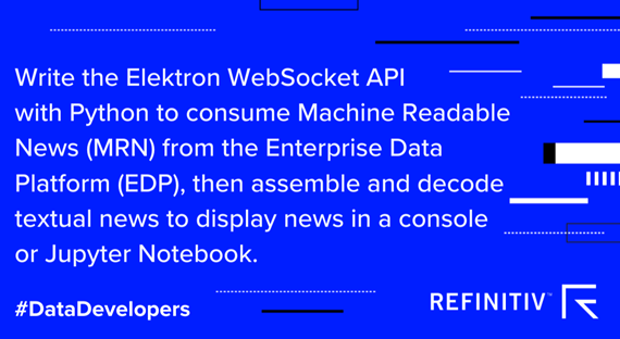 Refinitiv's tweet image. Exploit the power of news to seize opportunities, capitalize on market inefficiencies and manage event risk with historical news archives, ultra-low latency structured news and news analytics directly to your applications. refini.tv/2pU5UcY #DataDevelopers #Refinitiv