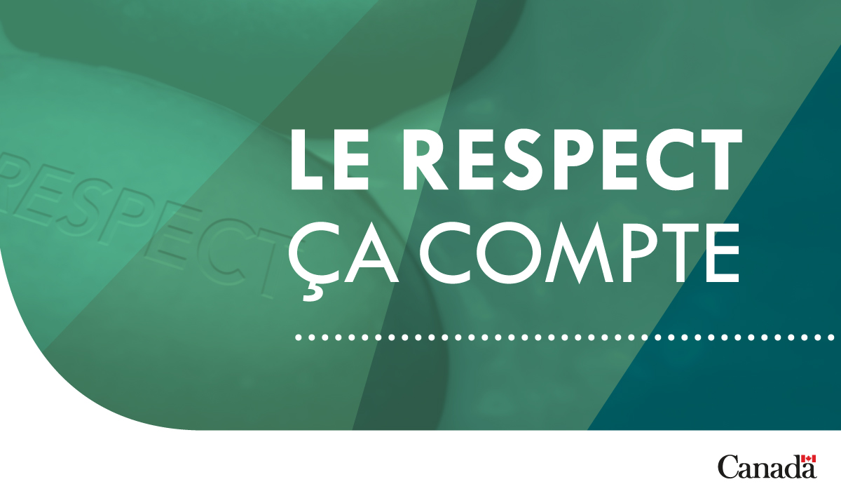 environnementca's tweet photo. Aujourd’hui, nous tenons à faire valoir l’importance du respect en milieu de travail. #FamilleECCC #GCRespect @Ecole_GC https://t.co/devXASmyPa