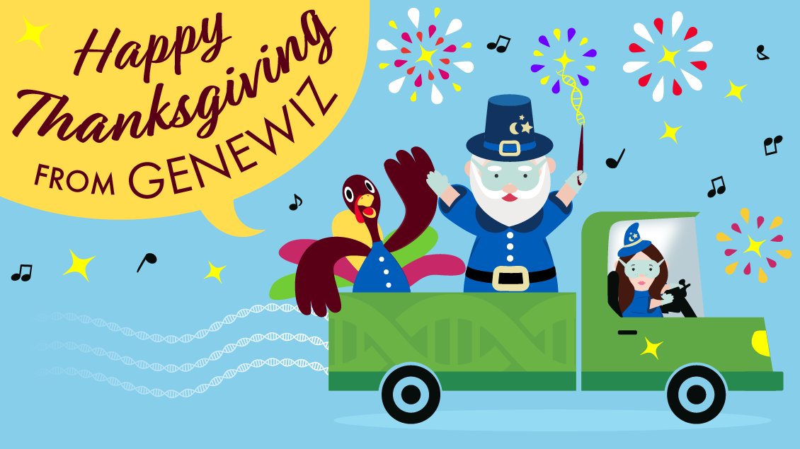 AzentaSciences's tweet photo. #HappyThanksgiving to all of our friends in the US! GENEWIZ is thankful for all of our colleagues and customers worldwide striving to make a difference within the life sciences. What are you thankful for? https://t.co/KCYhPGDfDN
