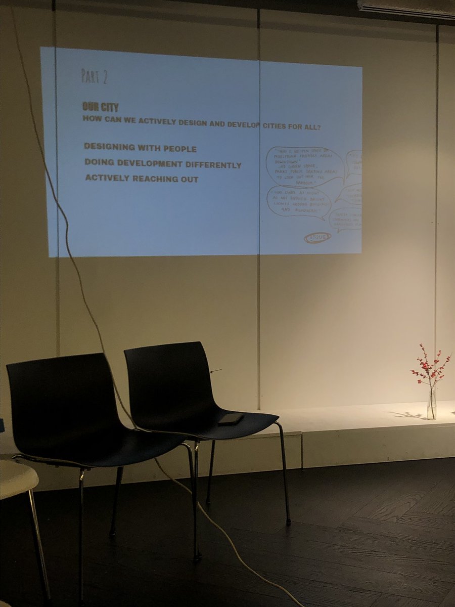 Bij presentatie van boek ‘our city’, over #inclusievestad. <a href="/mbesters/">Minouche Besters</a> van <a href="/Stipoteam/">Stipo</a> trapt af: sommigen denken: placemaking betekent lattes drinken in oude wijken of fabrieksterreinen, maar placemaking is politiek. Hoe kun je steden ontwerpen en ontwikkelen voor iedereen?