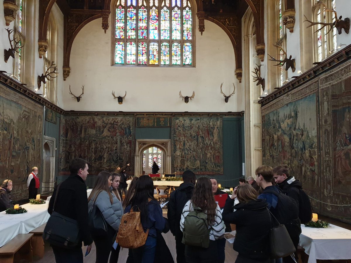 WGSGHistory's tweet image. A great trip with our Year 13 class investigating the Tudors. A really engaging deep dive into the rise and fall of Thomas Wolsey at @HampCourtPal and then an immersive study with 500 year old documents on Tudor rebellions at @UkNatArchives. @WilmingtonGSG