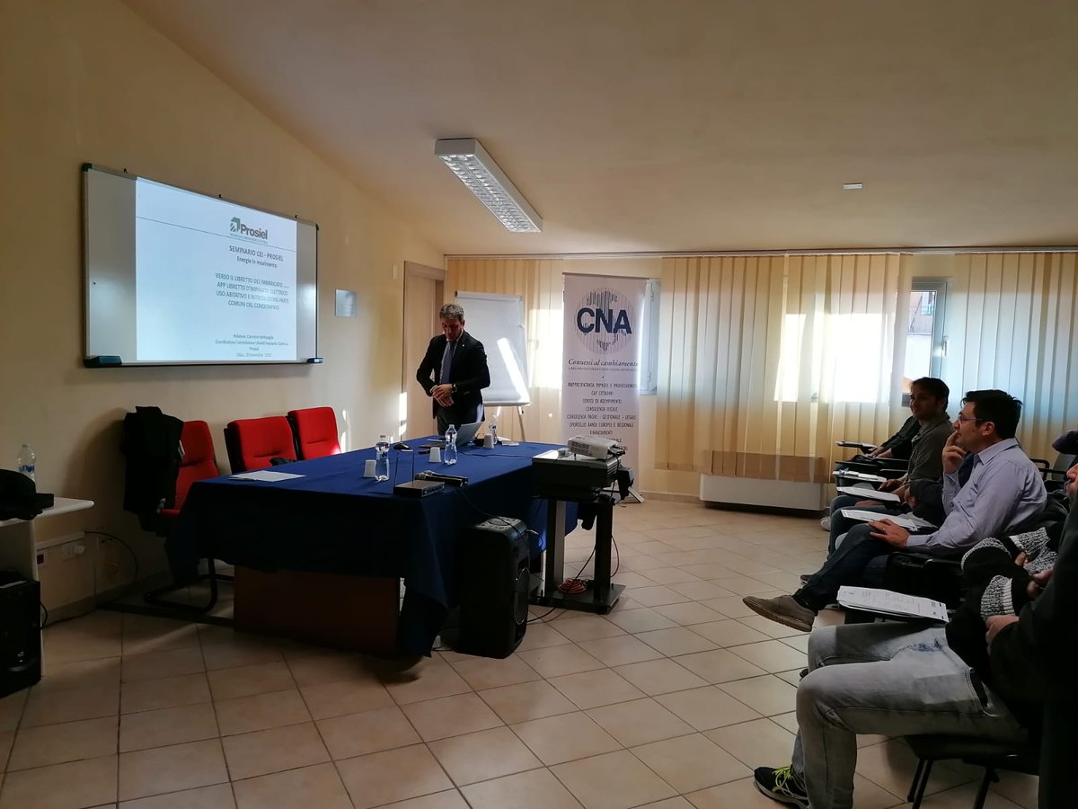 ANIE_Fed's tweet photo. Ultimo appuntamento del 2019 del ciclo di Seminari #ANIECSI sulla Variante V5 alla norma 64-8 @CEInorme. L'evento di oggi si è tenuto ad Olbia presso la sede @CNAGALLURA1. https://t.co/OByUrMkKrl