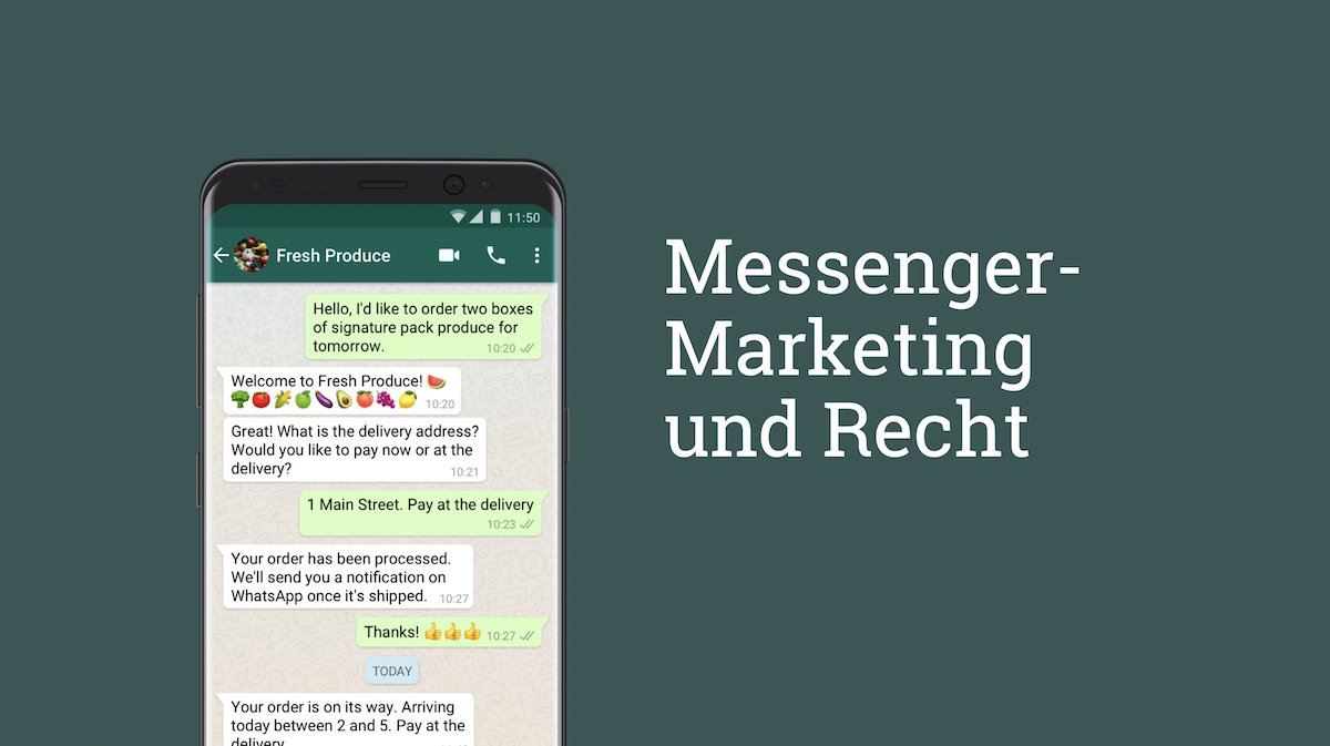 #MessengerMarketing &amp; -Recht: 8 Praxistipps zum datenschutzkonformen Einsatz von #WhatsApp, #FacebookMessenger &amp; Co:

👉 buff.ly/33nLqHe §

via @allfacebookde