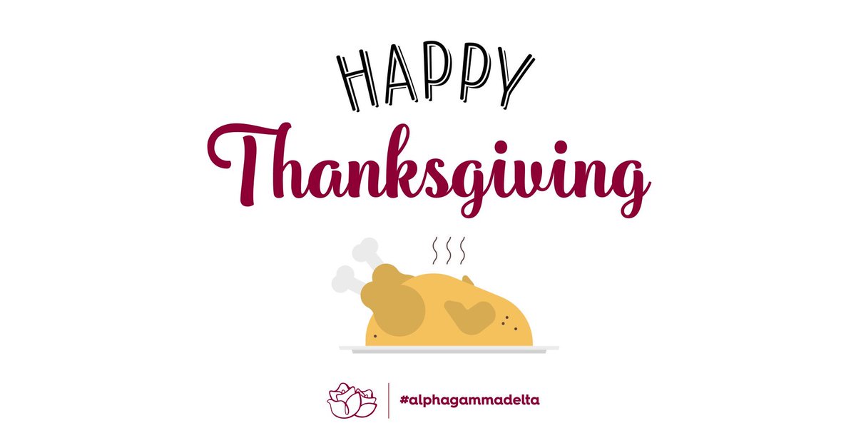 Happy Thanksgiving from your Alpha Gams! ❤️❤️