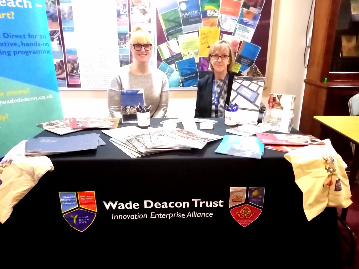 SchoolDirectUoC's tweet photo. Come and chat to the Innovation Enterprise Alliance (Wade Deacon) this evening about their School Direct programme in partnership with the University of Chester #openevening #wadedeacon #pgce #schooldirect https://t.co/1uA9TueMDM