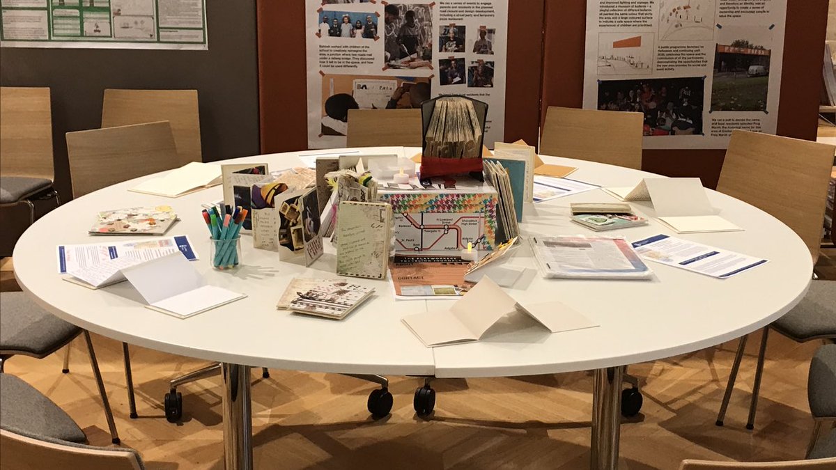 vicky_play's tweet photo. The Playworkers Travelling Journals have had a lot of interest this afternoon, not necessarily for attendees to contribute but as a conversation starter. Attendees of the #CFCBristol2019 have welcomed the chance to discuss and read about the subject of Play #doingitforplaywork https://t.co/pMXCXu4mTj