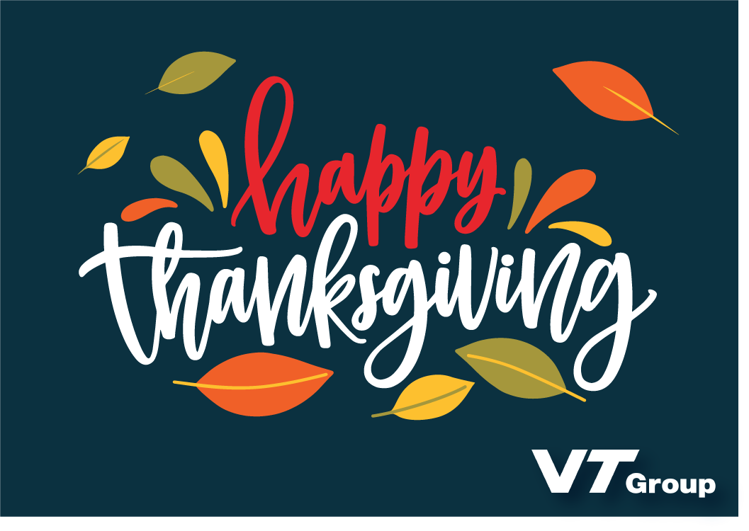 DELTA_Resources's tweet photo. Happy Thanksgiving from @VTGroup1970 and @DELTA_Resources! We are thankful for our employees and their hard work, as well as our partners and customers for their trust in our services and products. https://t.co/KveaHyuFmp