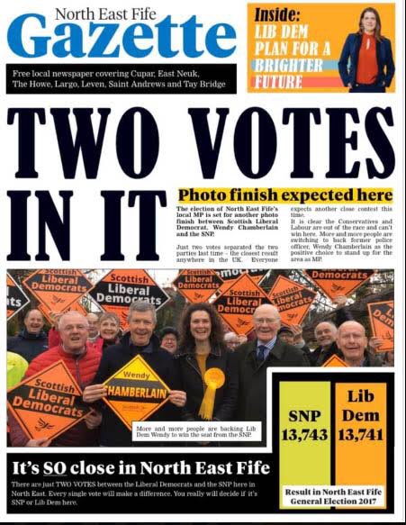 PureTimRobinson's tweet image. One of these is a long-standing @jpimedia local media title. The other is a Lib Dem election pamphlet, albeit in the neighbouring constituency. Can you tell which?