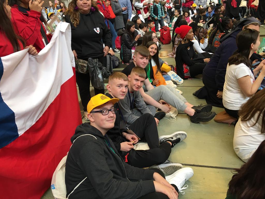 YSInow's tweet photo. Our YSI team from @DonahiesCS are still going strong in Rome at the Design for Change Summit!

@icandfc #ICanChildrensGlobalSummit #ICANROME
#DesignForChange #CANItoICAN #ICCGS https://t.co/argHzV871i