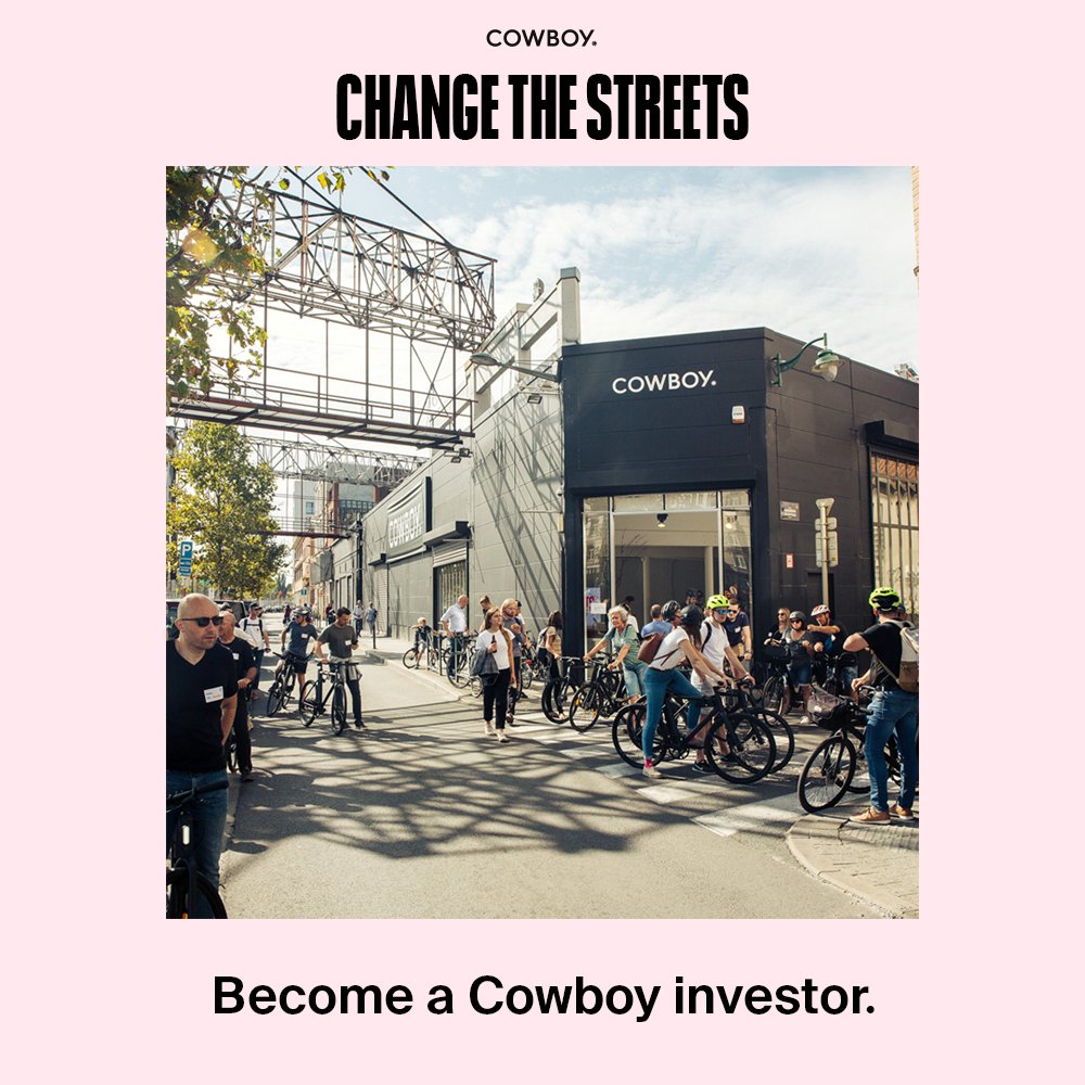 We’ve been overwhelmed by the huge response from our community following our equity crowdfunding announcement.

More than 4,000 people have already registered their interest, and it’s only the beginning.

Let’s change the streets, together. 

cowboy.com/pages/take-the…
