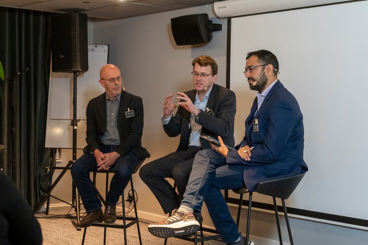 ben_combes's tweet image. Fab to speak at @MSEurope&apos;s Stockholm event asking how #technology might fast-track #climate goals. @azeem moderated, and kicked off with a keynote setting the scene on #techforclimate. A pleasure to then talk about @PwC_UK &amp;amp; @Microsoft_Green&apos;s #AIforEarth work @PwCclimateready