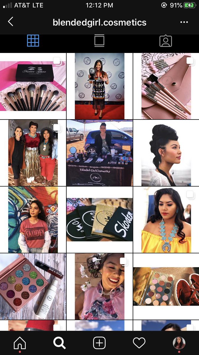 Blended Girl Cosmetics • ethical and cruelty free makeup brand • Diné owned• Owner’s instagram is @ navajo.cutie and the whole brand is a delight