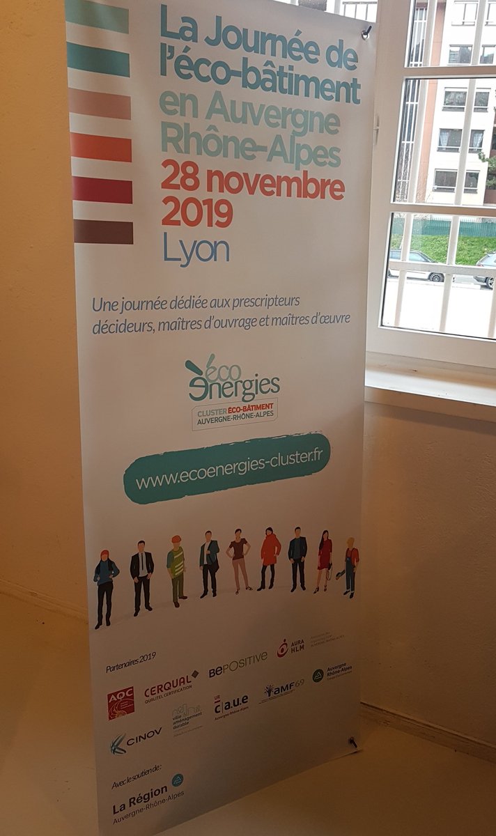 AQC_Lyon's tweet photo. 3e édition de la Journée de l’éco-bâtiment du @EcoenergiesAURA en partenariat avec @AQC_FR
Belle mobilisation de toute la filière #JEB2019
Plénière de clôture: mobilisation et motivation pour accélérer !!! https://t.co/wwGxzwzVcZ