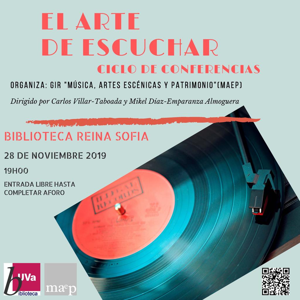 musicologia's tweet photo. Arranca "El arte de escuchar", un ciclo de conferencias sobre música que organizamos desde el departamento. Hoy "El poeta y su alma de cristal: Dichterliebe (1840), de Robert Schumann" a cargo de Carlos Gutiérrez Cajataville a partir de las 19:00 en la Biblioteca Reina Sofía https://t.co/AppPCNnYff