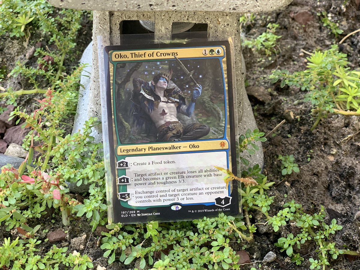medina_irl's tweet photo. 🎁 Thanksgiving Giveaway! 🎁

Since it’s Thanksgiving, it seems fitting to giveaway a copy of the only Planeswalker who makes Food! 

🔁 Retweet and ✅ Follow Me 

For a chance to win an Oko, Thief of Crowns! 💫 Winner picked on Dec 5th! 
#MagicTheGathering https://t.co/FOIFZOQtQp