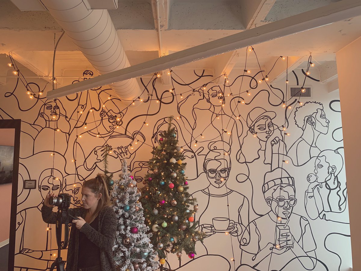 Setting up to film with that bokeh in full effect. ✨ <a href="/shelbulmer/">Shelley Bulmer</a>