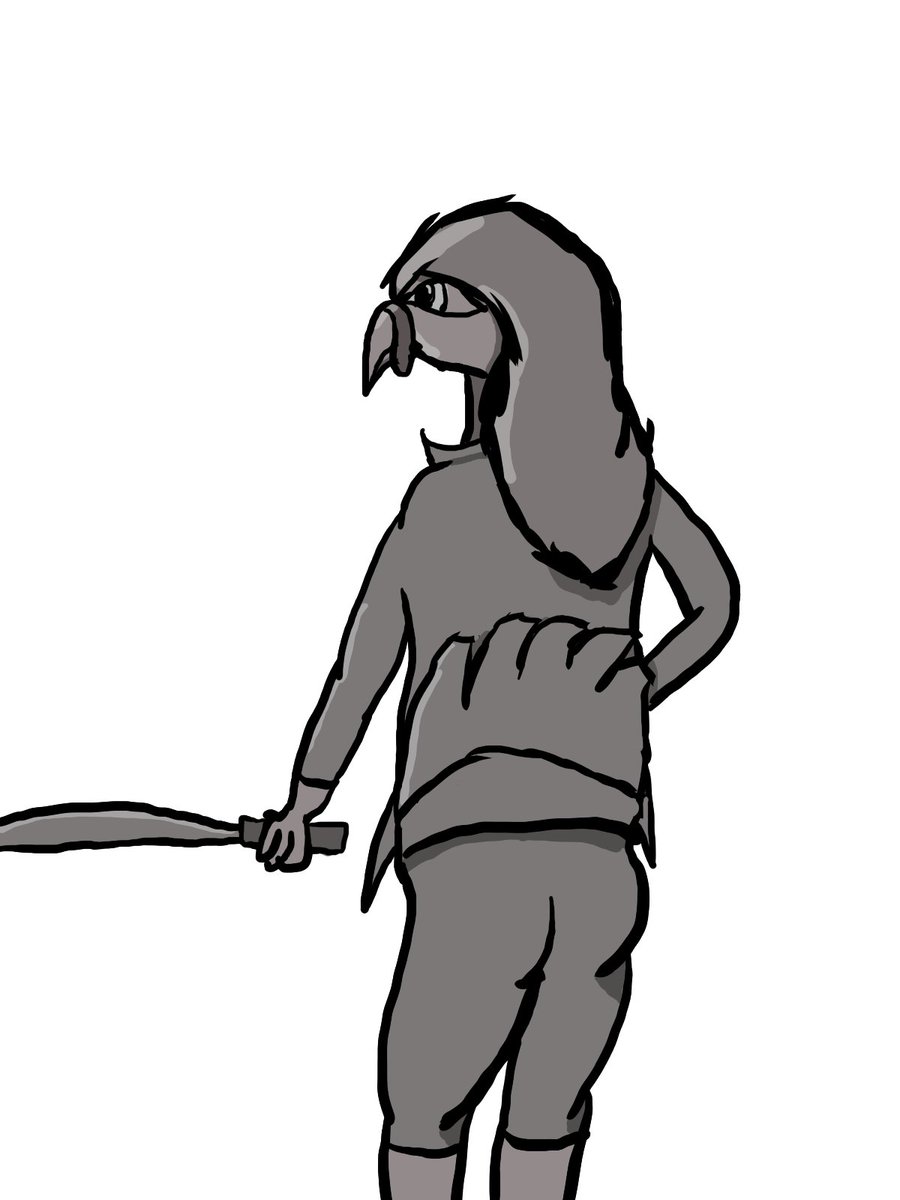 A quick sketch of a kill bill style turkey. I did it in like 10 minutes so I'm surprised it's not terrible