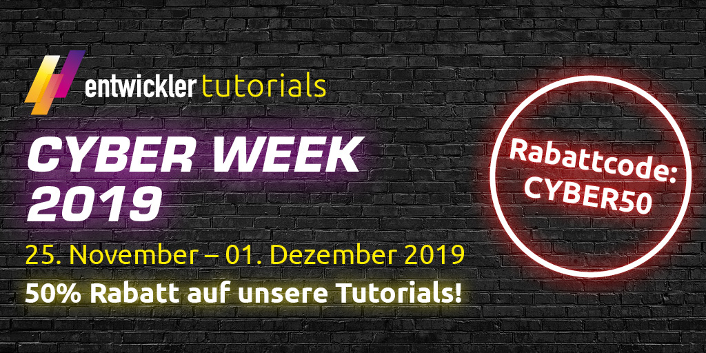 entw_tutorials's tweet image. Verpassen Sie nicht die #cyberweek auf @entw_tutorials – 50% Rabatt auf alle Tutorials noch bis Sonntag.
✓ Web App Pentesting
✓ Progressive Web Applications
✓ funktionale Programmierung
✓ Integration-Testing mit Docker & Testcontainers
✓ Flexbox
ow.ly/2lPd30pXcRV