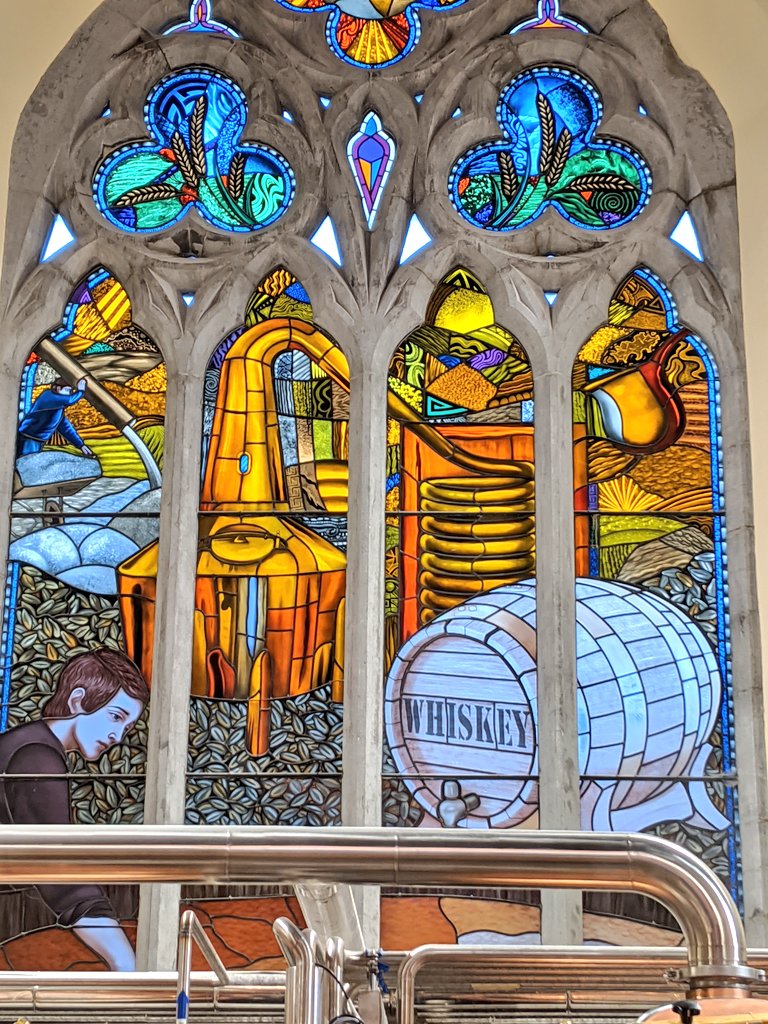 Awesome tour of the distillery in the old church...  @PearseLyons in  #Dublin  #Ireland  #PLDistillery