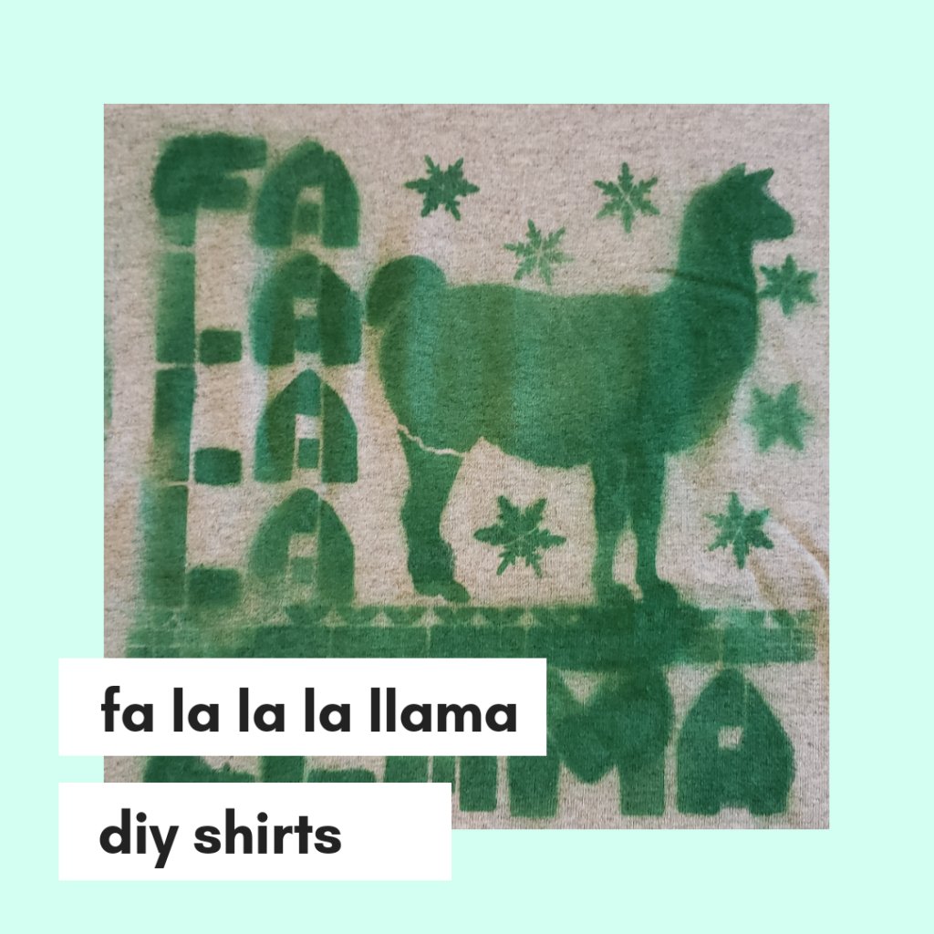UseResourcesW's tweet image. DIY Fa La La La Llama Christmas T-shirts useresourceswisely.com/2019/11/28/diy…