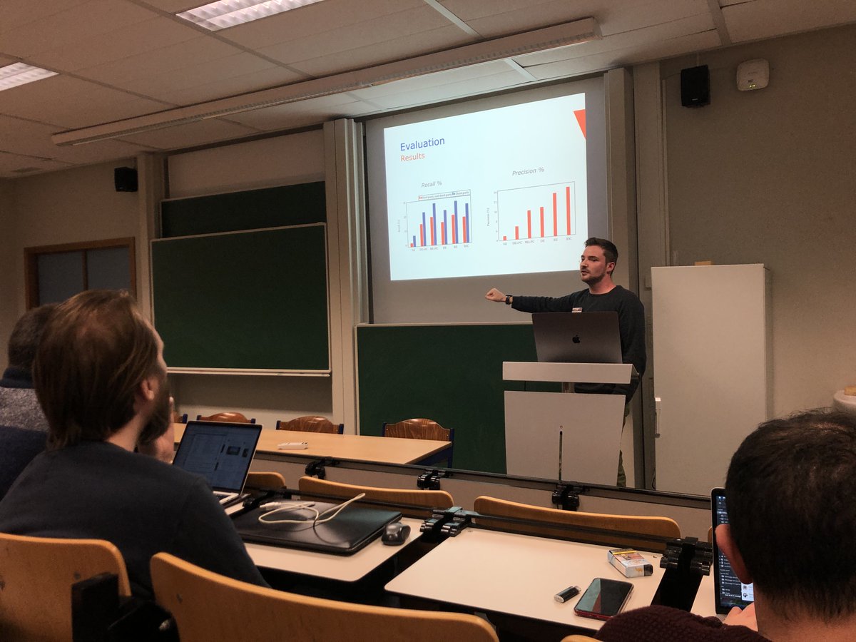 SoftwareLanguagesLab (@softlab_brussel) on Twitter photo Action shots of @Ropdebeeck presenting the results of his <a href="/DINFVUB/">DINF@VUB</a> <a href="/softlab_brussel/">SoftwareLanguagesLab</a> MsC thesis on “Inter-procedural Graph-based API Misuse Detection” at the <a href="/Benevol2019/">BENEVOL 2019</a> workshop. Presentation abstract: soft.vub.ac.be/benevol2019/pa… Action shots of @Ropdebeeck presenting the results of his <a href="/DINFVUB/">DINF@VUB</a> <a href="/softlab_brussel/">SoftwareLanguagesLab</a> MsC thesis on “Inter-procedural Graph-based API Misuse Detection” at the <a href="/Benevol2019/">BENEVOL 2019</a> workshop. Presentation abstract: soft.vub.ac.be/benevol2019/pa…