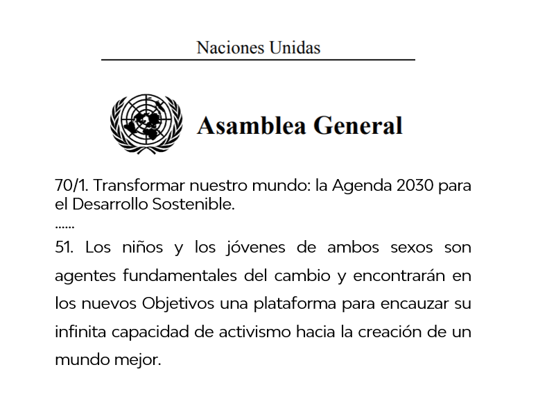 AulasOds's tweet photo. Niñ@s y jóvenes #Agentesdecambio para #Transformarnuestromundo 
#Agenda2030 https://t.co/hse3ilXSuP