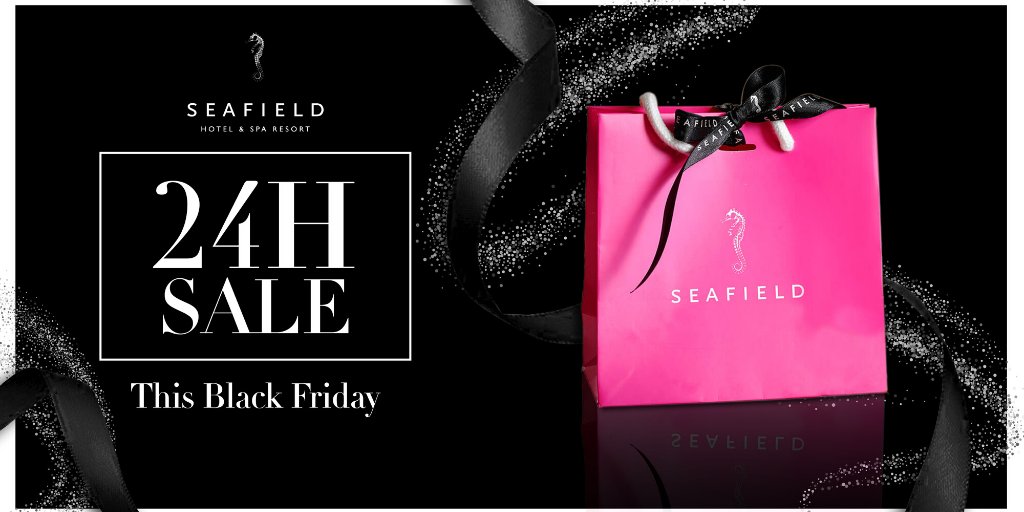 Our amazing Black Friday Sale is coming 🖤

Our exclusive offer will be revealed tonight at MIDNIGHT on 29.11.2019

Sign up to our hidden Black Friday email list and be the first to know when this exclusive offer drops online!

seafieldhotel.com/Black-Friday-a…

#BlackFridayatSeafield