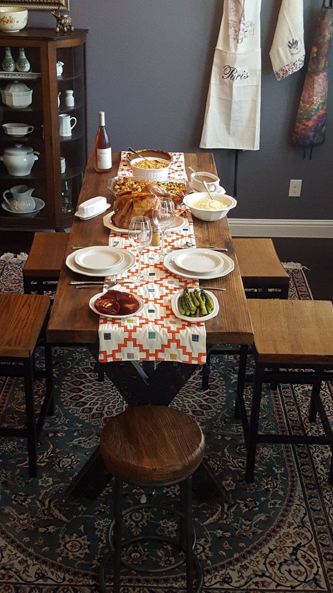 LeeLeercwi's tweet photo. Thanksgiving meal at the Dallas Reffey home. https://t.co/EkpUHU84zw