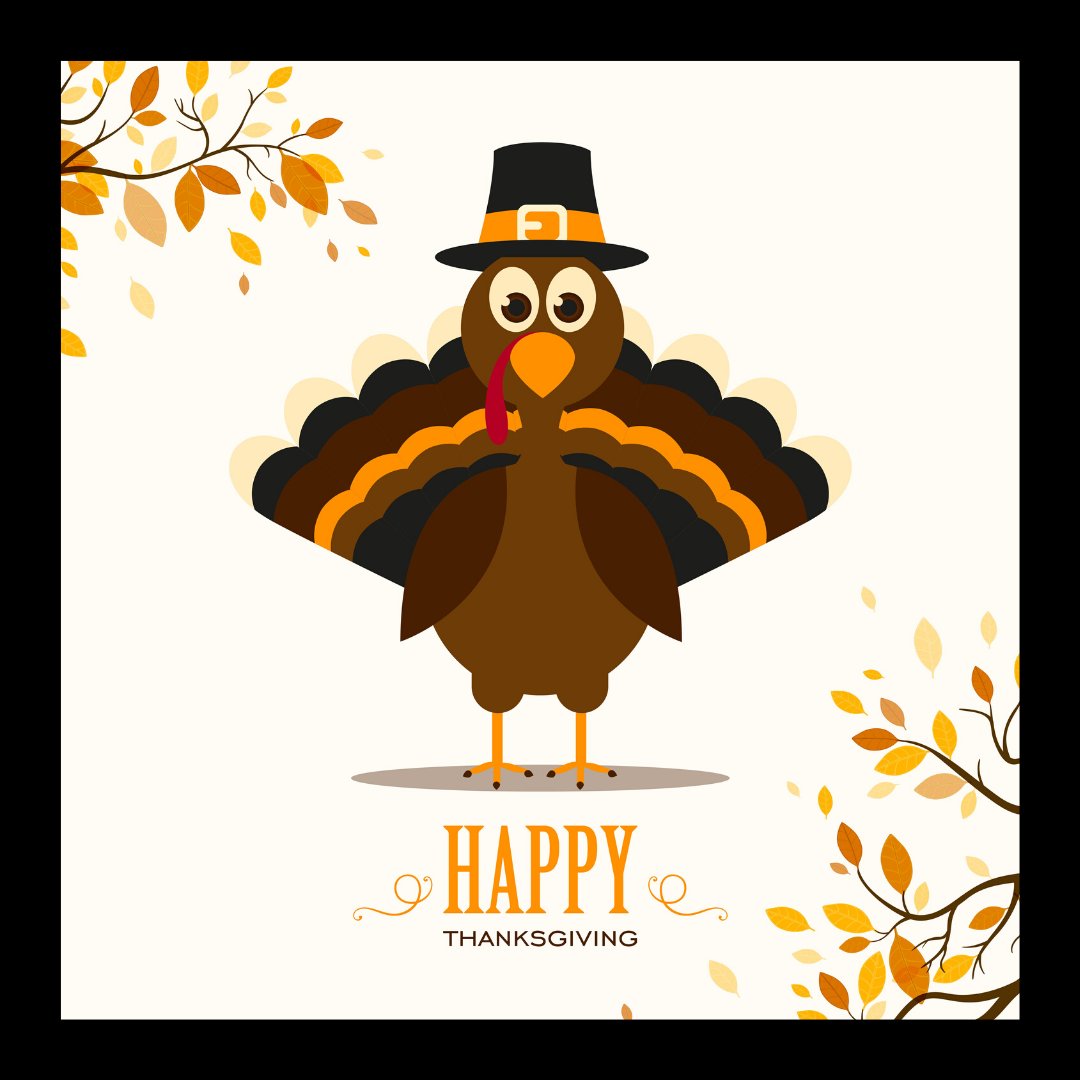 Happy Thanksgiving from our family to yours!
May your hearts be as full as your bellies today 🧡
