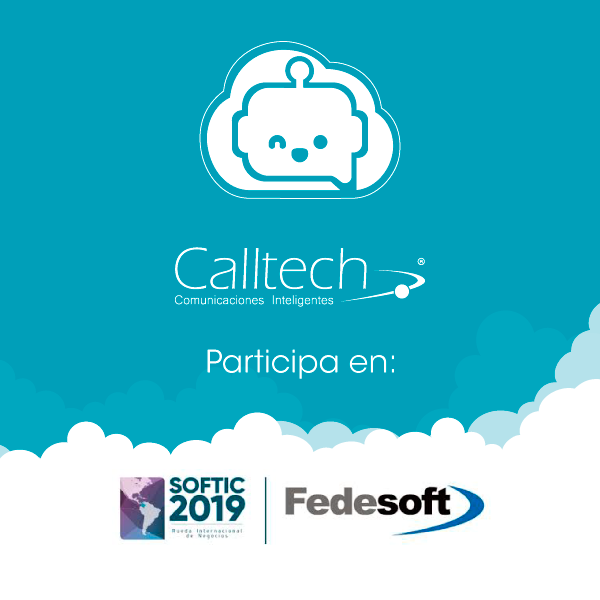 Calltechsa's tweet photo. Búscanos en el #softic2019 para hablar de:
#Chatbot #Chatserver #Transcripcion #Grabacion #Tarificacion #Clicktovideo #Clicktocall #Omnicanalidad

#SoftwaredeColombia que merece ser visto en todo el mundo!

@FedesoftCol
#summit #IndustriaTi #ruedadenegocios #LaClaveEsElSoftware https://t.co/wEa9QKPs7R