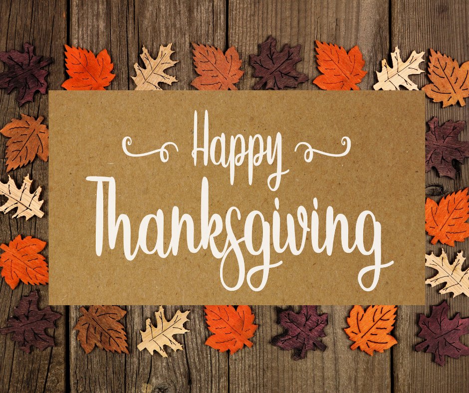 Have a wonderful Thanksgiving!
