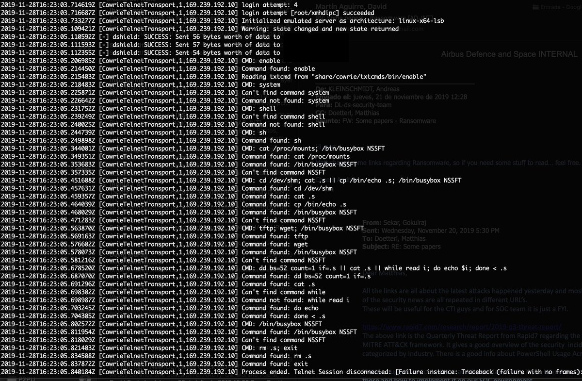 ShanHolo's tweet image. Put just some minutes your  #Honeypot by #DShield  and found this...it is priceless… 😋😂
#botnet #Malware