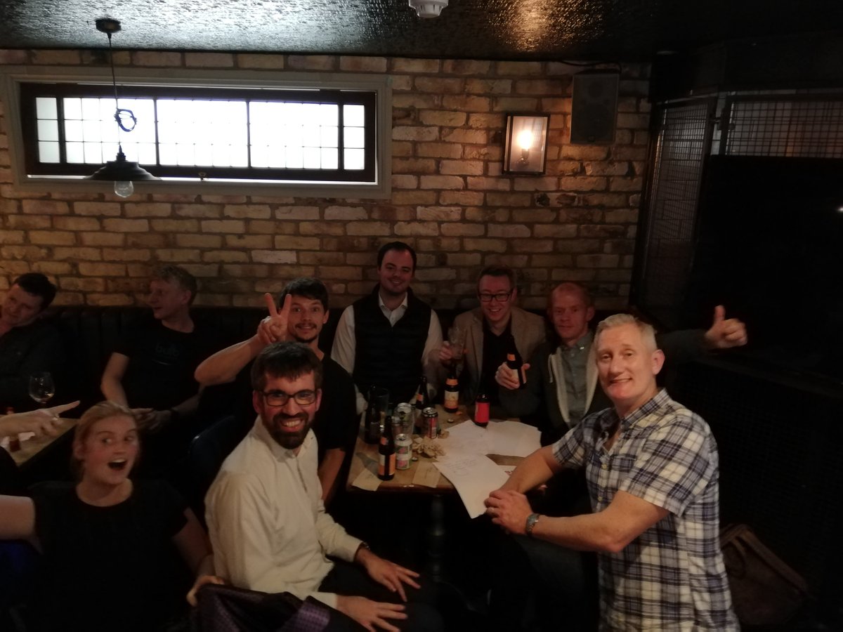 LucyCCone's tweet photo. Congratulations to the winners of the first @timeshighered @worktribe pub quiz yesterday (difficulty level: immense!) #THEAwards #THELive https://t.co/DHjms28o3A