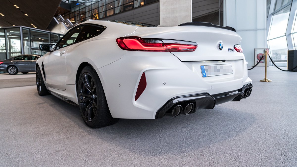BMWMotorsport's tweet photo. BEAST! Look at @Wittmannracing’s new company car – a BMW M8 Competition Coupé* with BMW #MPerformanceParts. #TheM8 #BMWM @BMW_Welt #BMWMMotorsport
—
*Fuel consumption combined: 10.6 – 10.5 l/100 km; CO2 emissions combined: 242 – 238 g/km. More information: https://t.co/xQCIg5E384 https://t.co/B2O3buLfYN