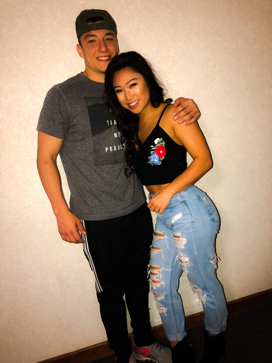 Ashton11Wilson's tweet photo. I slid in her DMs on February 13, 2018. She’s from New Jersey and I’m from Illinois. After FaceTiming everyday for about a month she flew to Illinois to meet me for the first time and the rest is history. @itsangkim https://t.co/uFLc8ZeaFw